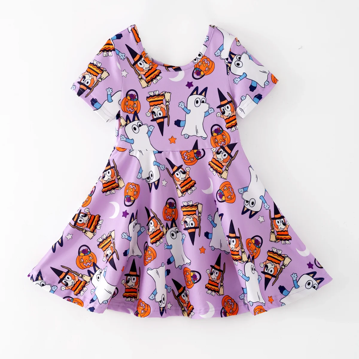 Moonlit Pup Parade Twirl Dress