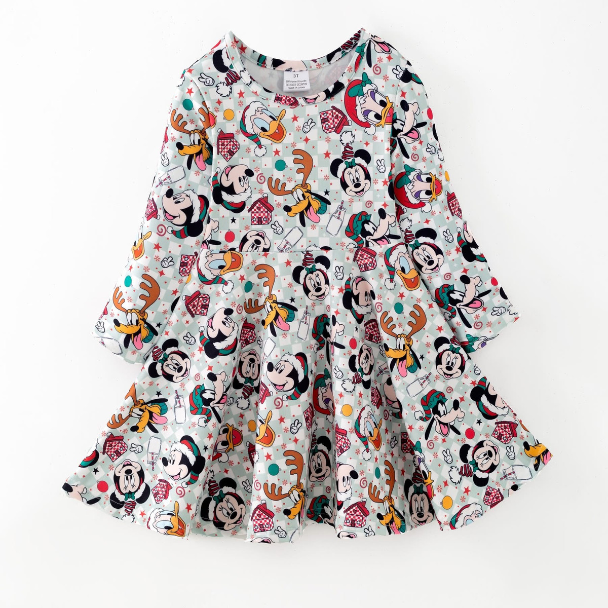 Candy Cane Clubhouse Twirl Dress