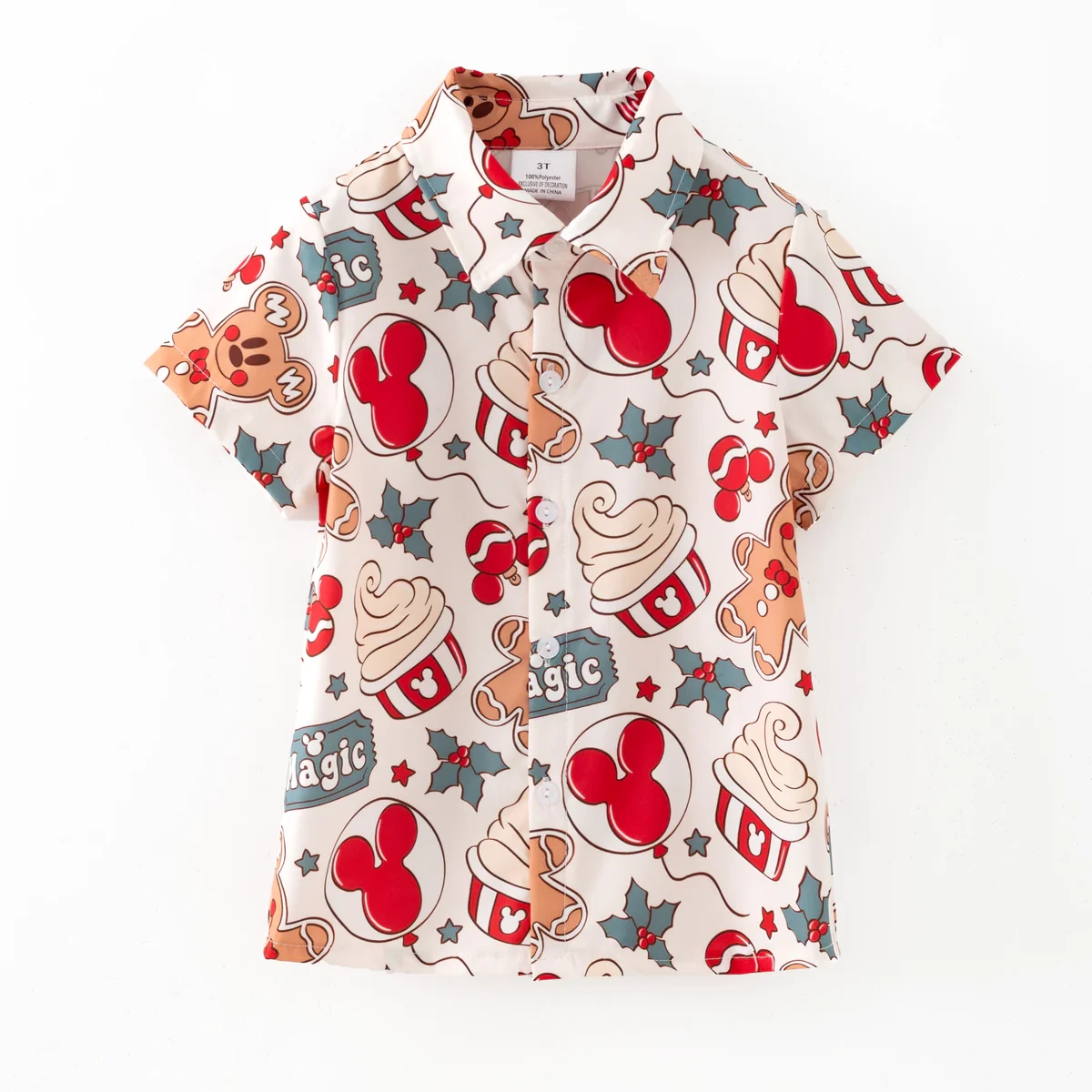 Merry Munchies Button-Up Shirt