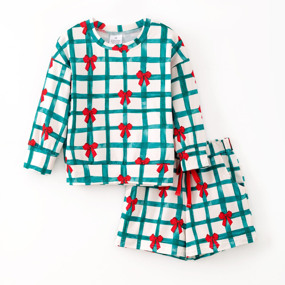 Ribbon & Plaid Lounge Set