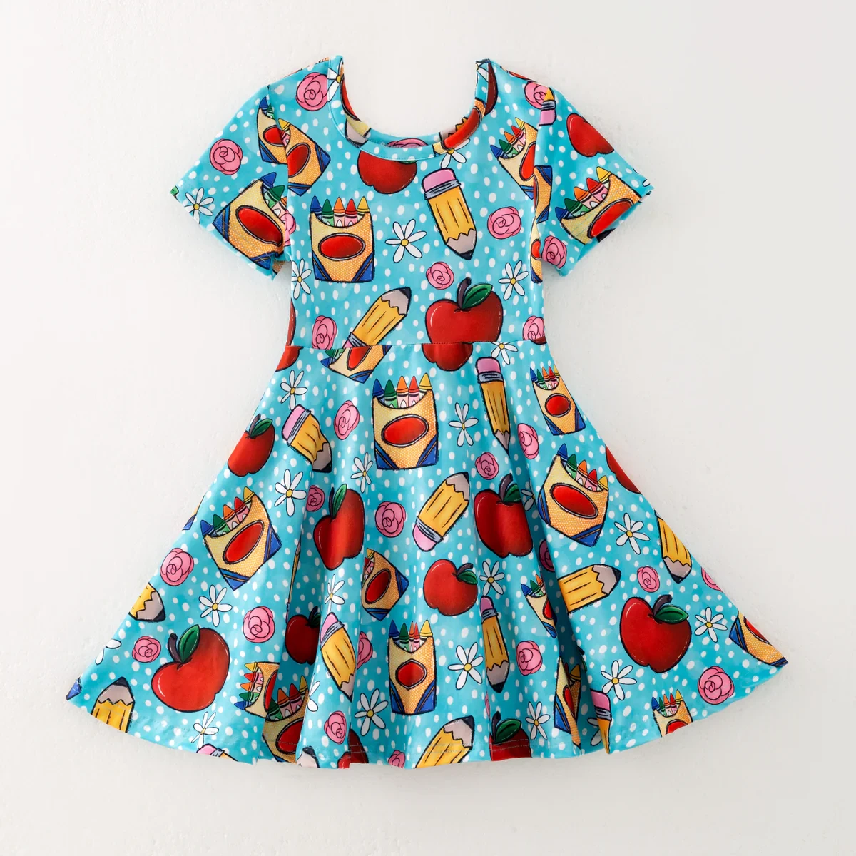 Crayon Box Cutie Skater Dress