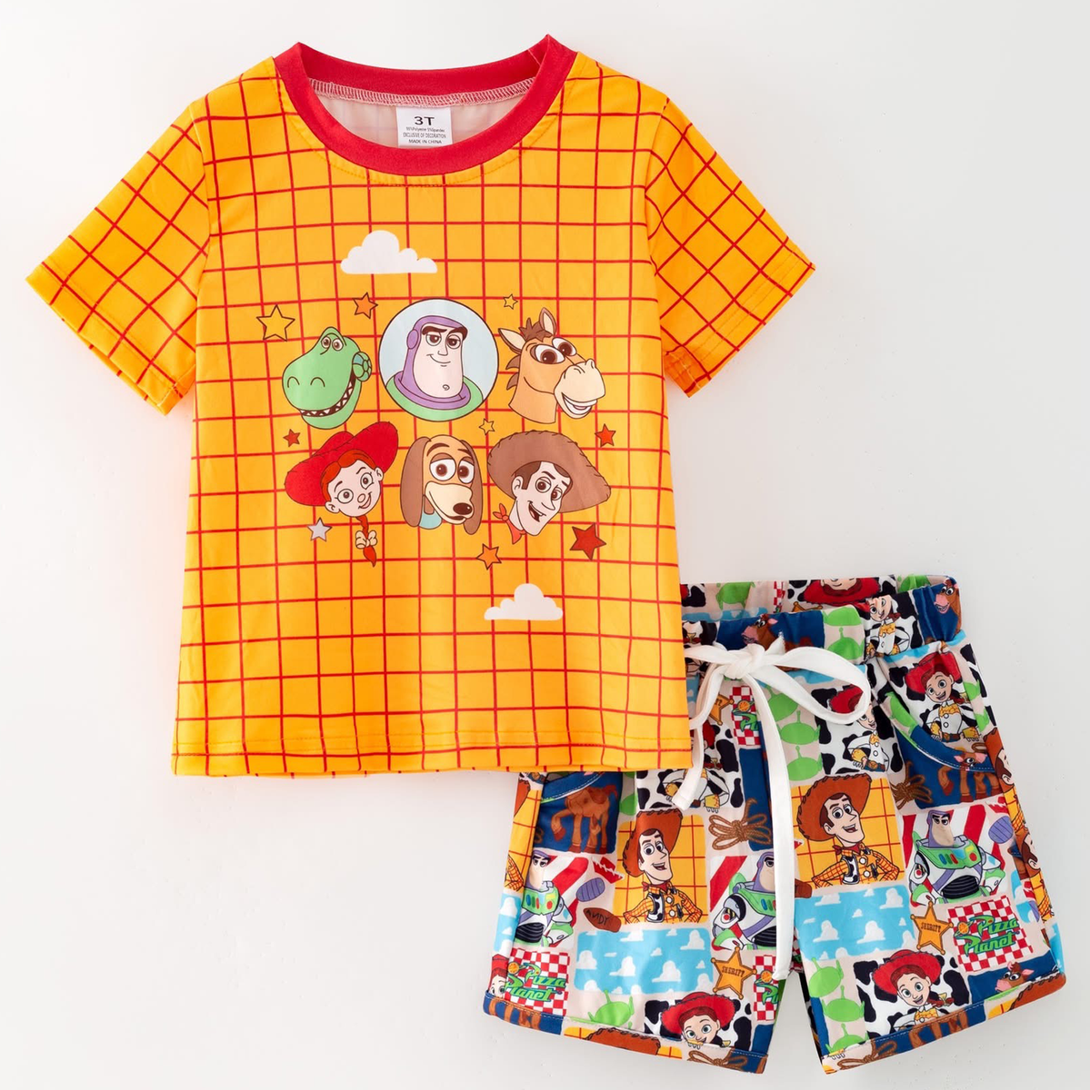 Toy Box Patchwork Short Set