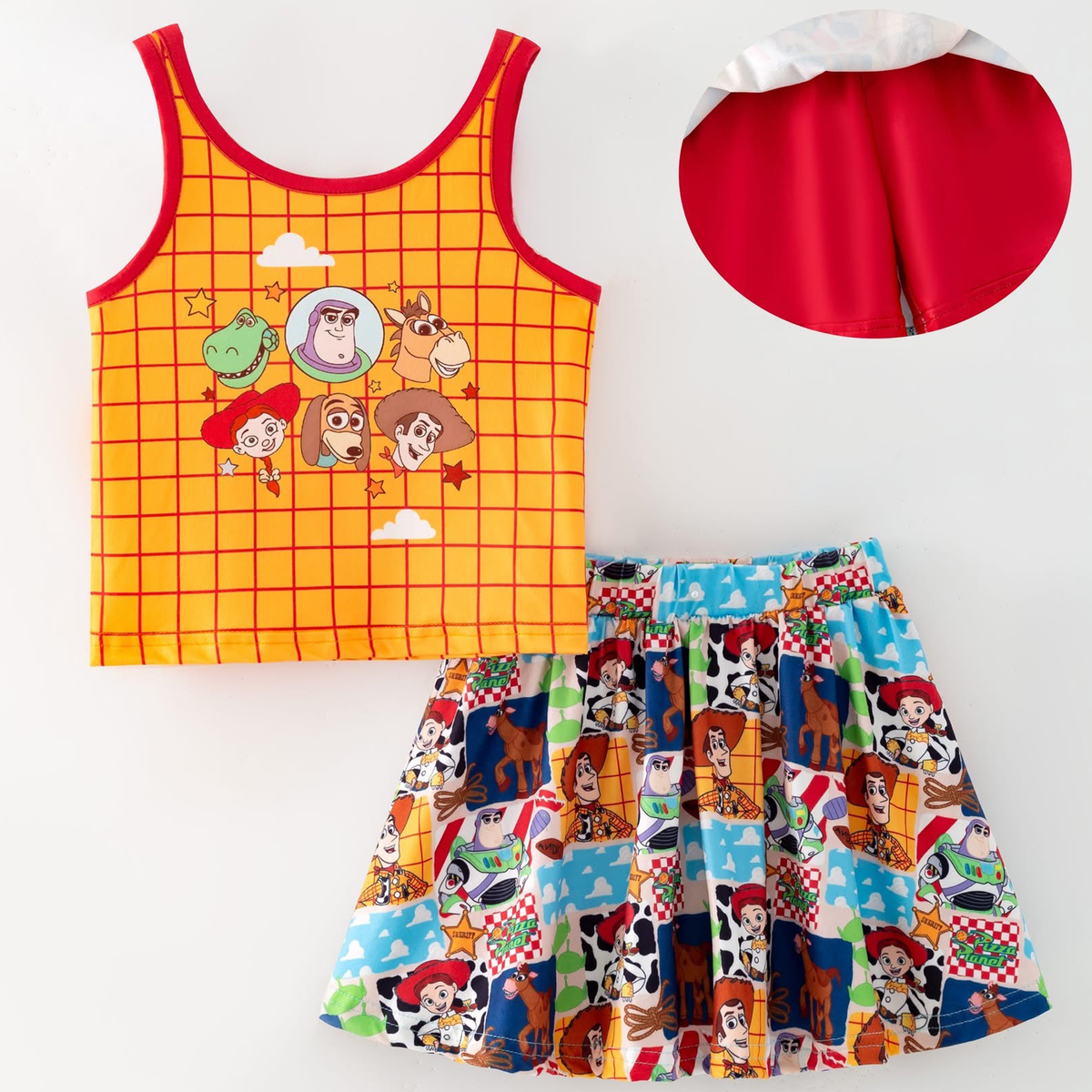 Toy Box Patchwork Skort Set