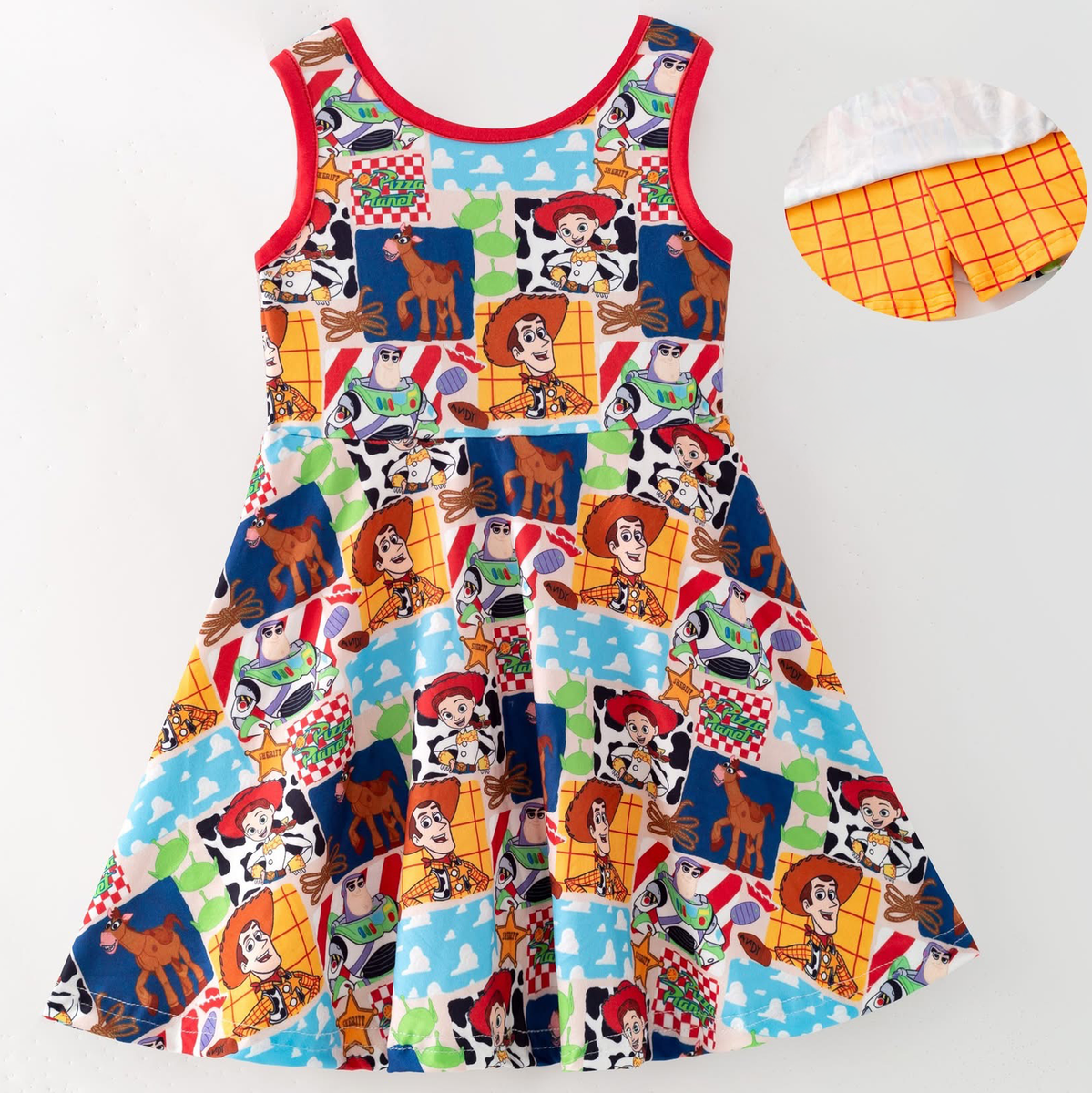 Toy Box Patchwork Skort Dress