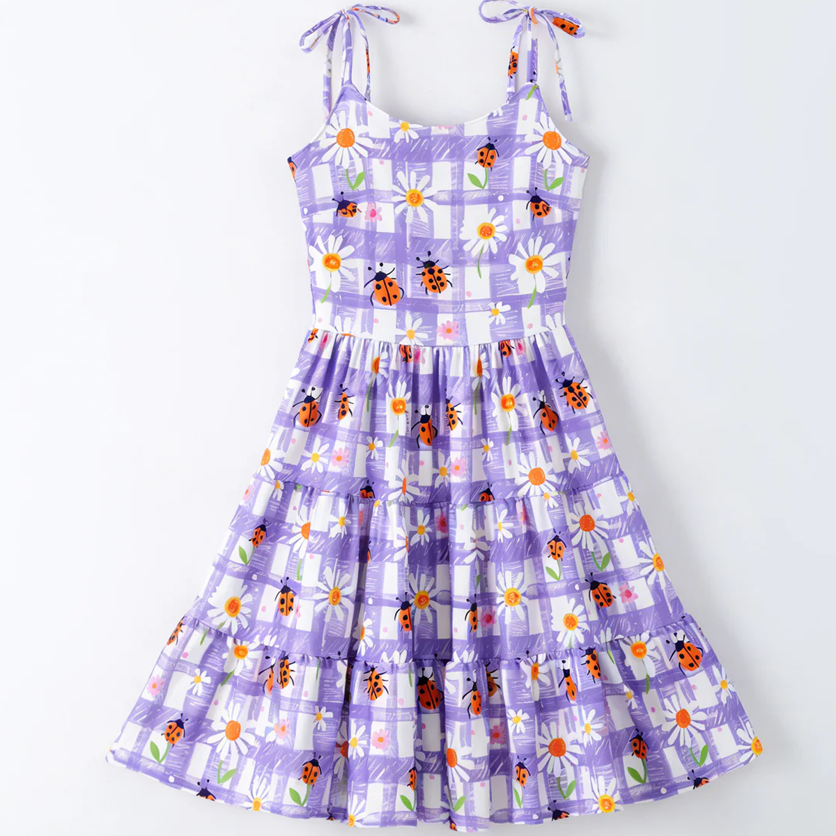 Ladybug Lane Tiered Maxi | Size 14/16