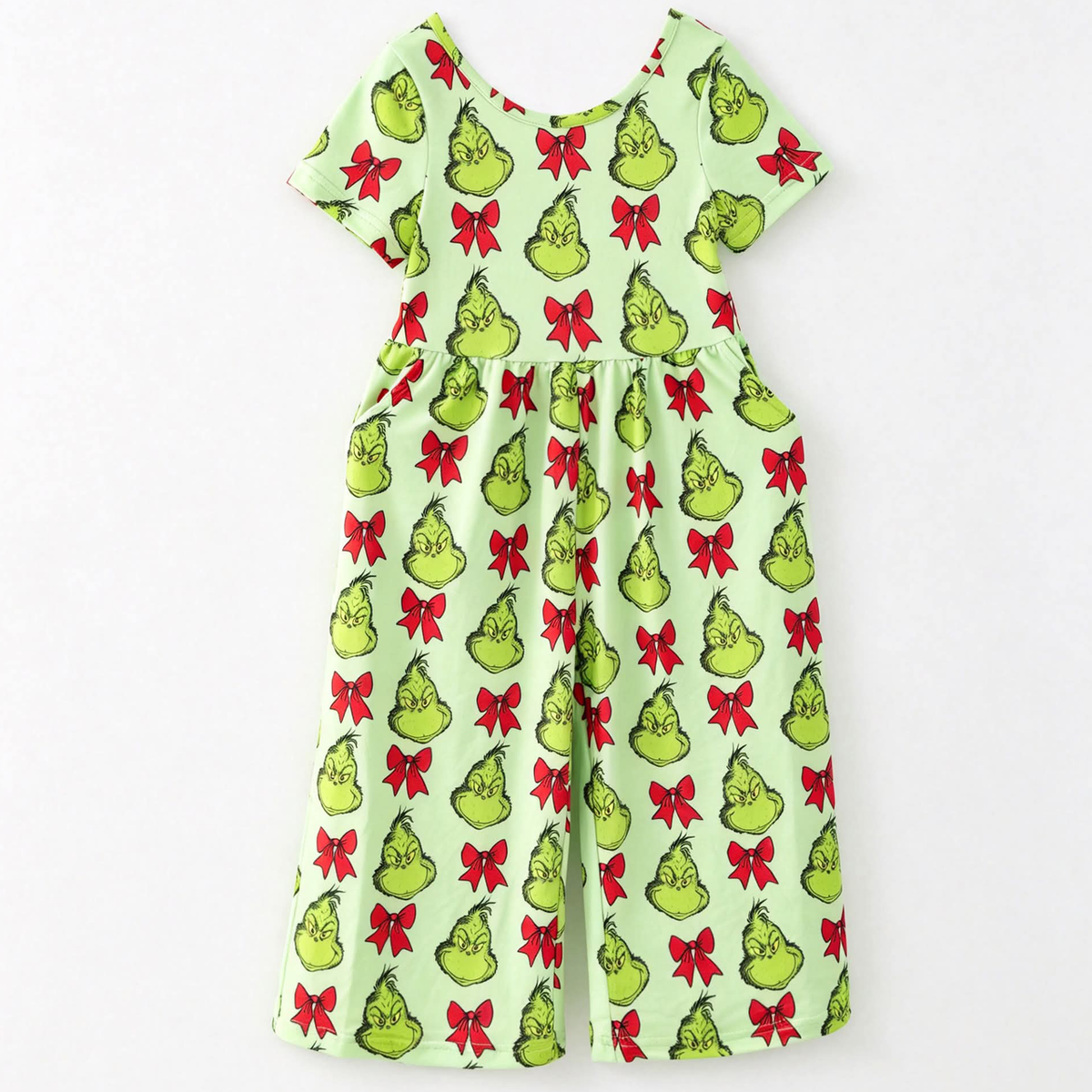 Mean One Merry Bows Jumpsuit | Size 10/12