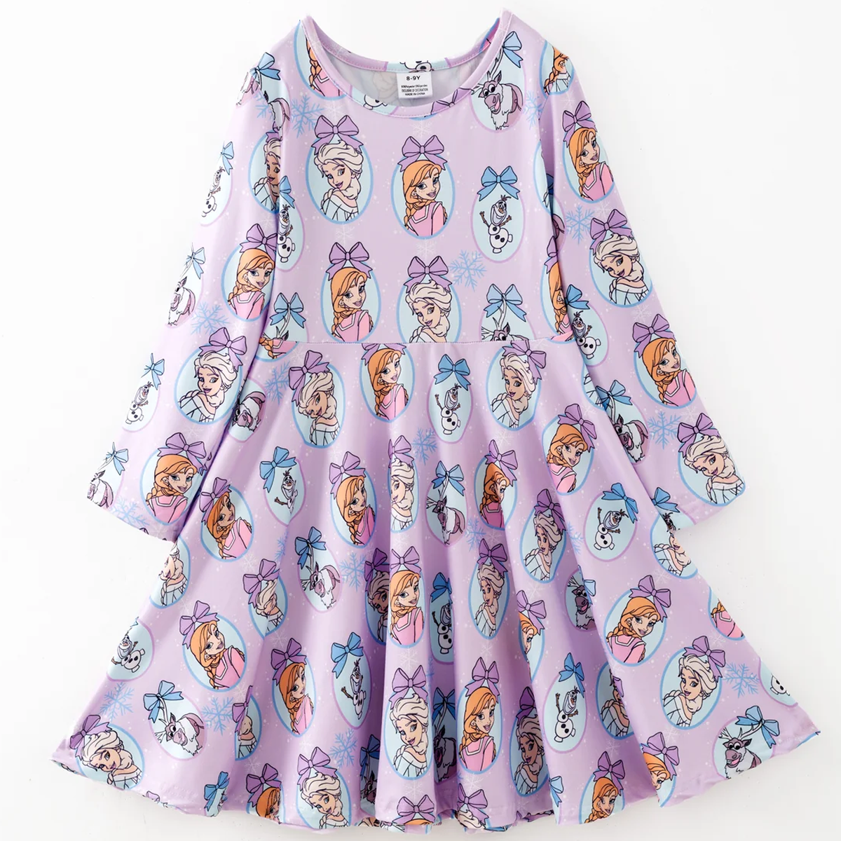 Enchanted Winter Bows Twirl Dress