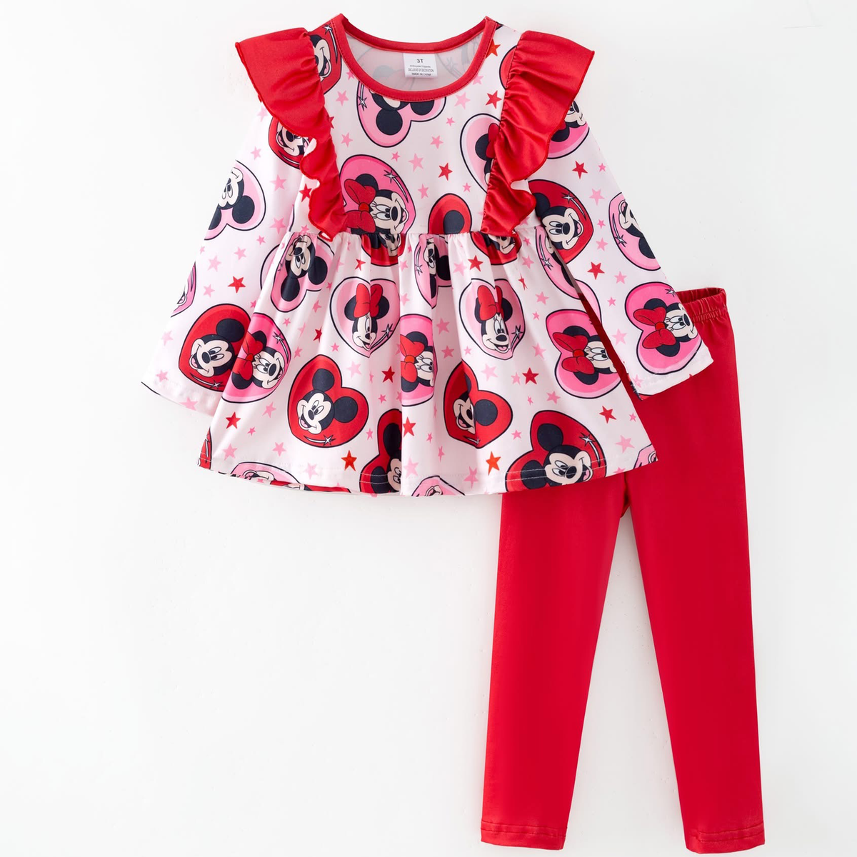 Main Street Sweethearts Ruffle Tunic & Leggings Set