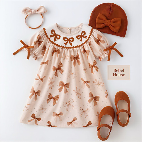 Butterscotch Bows Dress