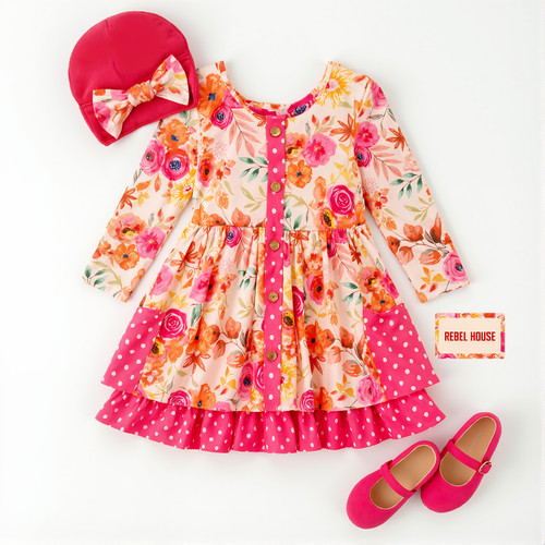 Poppy Polka Parade Dress