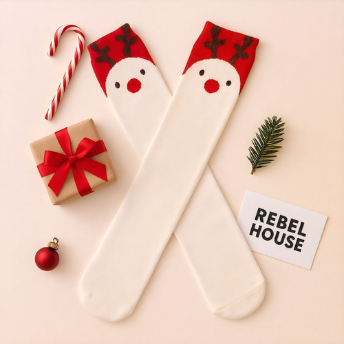 Reindeer Cheer Socks