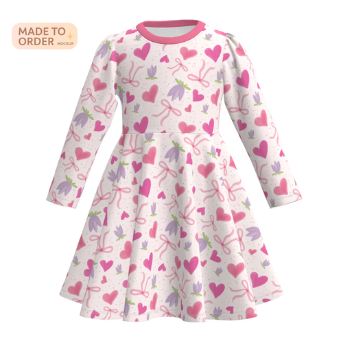 SSD • Sweetheart Petal Bow Dress