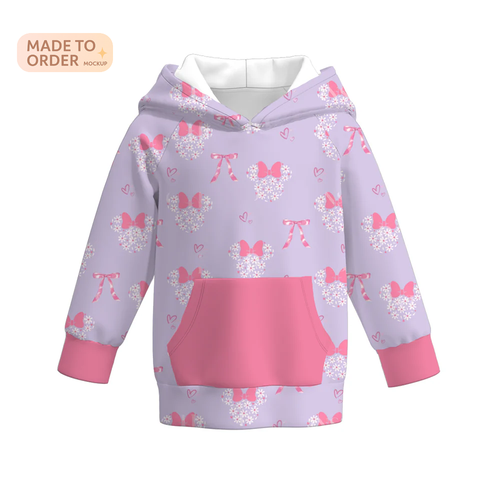 SSD • Lilac Minnie Blooms Hoodie
