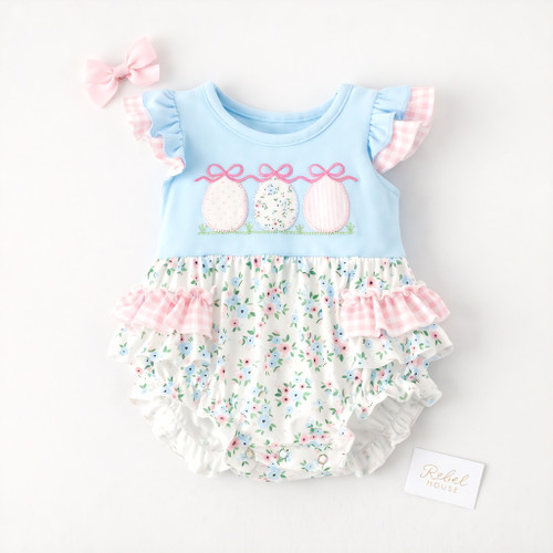 Easter Egg Trio Romper