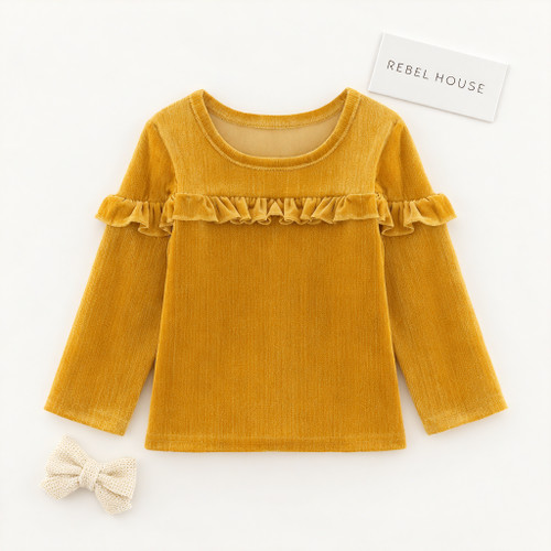 Honey Ruffle Top