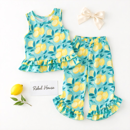 Lemon Grove Ruffle Set