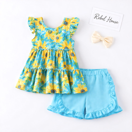 Blue Skies & Sunflowers Set
