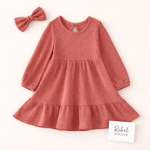 Rosewood Waffle Dress