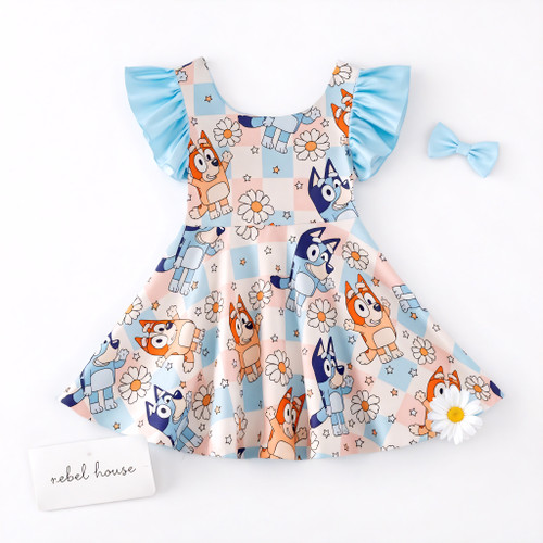 Heeler Sister Check Dress