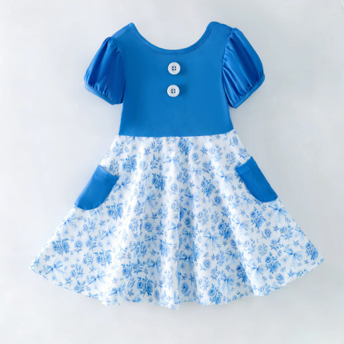 The Mini: Vintage Toile Twirl Dress