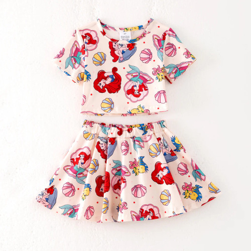 Seashell Shimmer Skirt Set