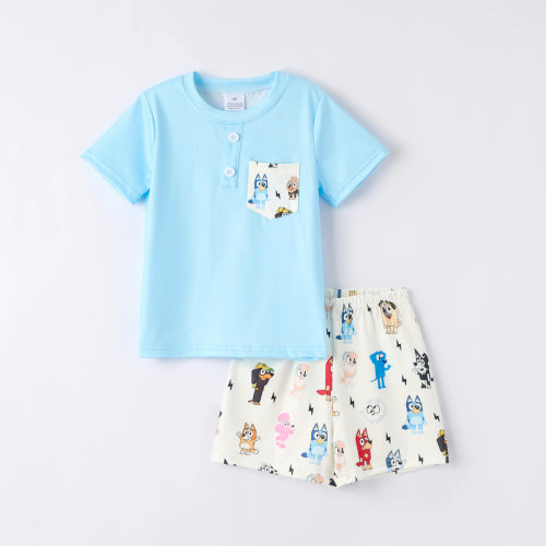 Blue Heeler Adventure Henley Set