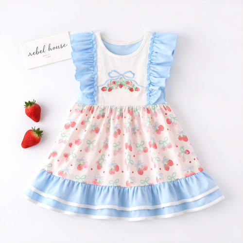 Strawberry Fields Ruffle Dress