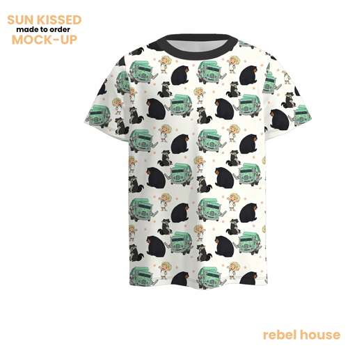 SK Trash Truck & Crew Ringer Tee