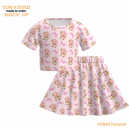 SK Capy-Coquette Skirt Set