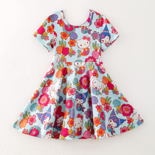 Kawaii Under the Sea Twirl Dress