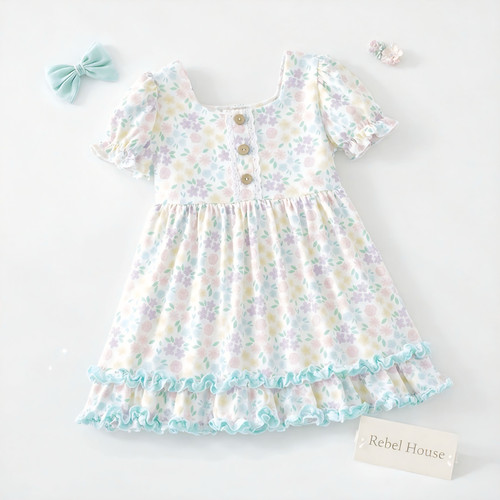 Pastel Petals Dress