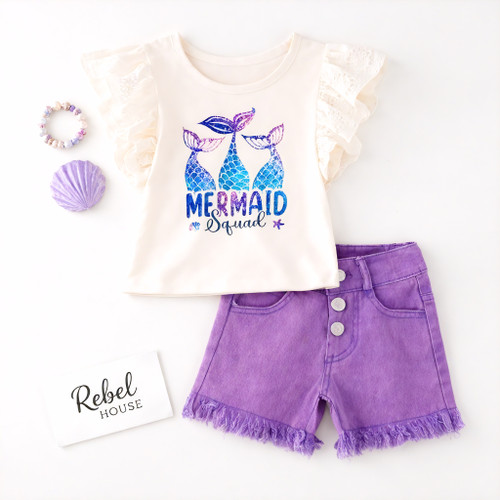 Magical Mermaid Eyelet Set