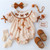 Butterscotch Bows Romper