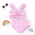 Rainbow Rebel Gingham Two-Piece