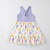 Magical Purple Ruffle Dress