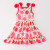 Sweetheart Gingham Strawberry Dress