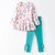 Bubblegum & Bows Christmas Legging Set