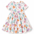 Mickey Balloons Bow-Back Ruffle Dress