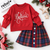 Believe in Magic Plaid Skirt Set