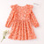 Coral Daisy Rebel Ruffle Dress