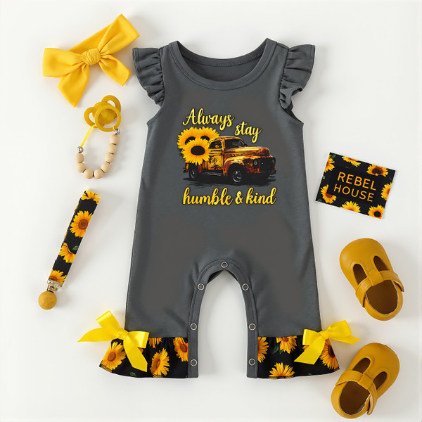 Kindness Blooms Romper