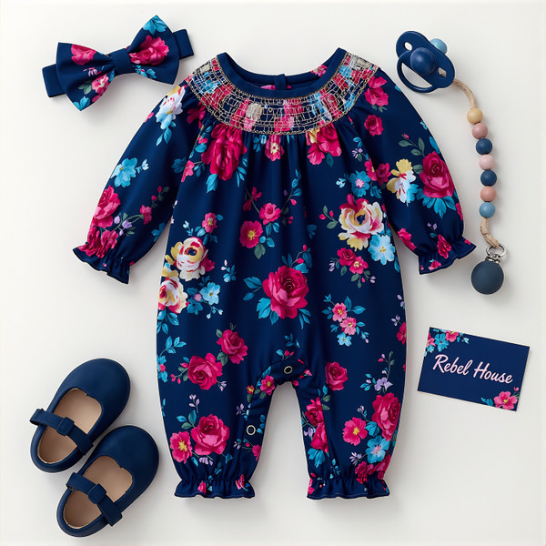 Twilight Blossoms Romper