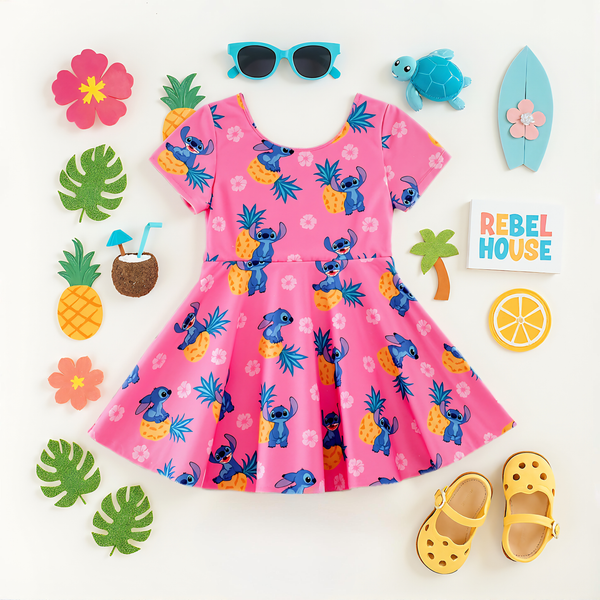 MTO • Tropicool Stitch Dress