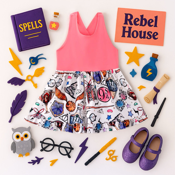MTO • Wizards & Wands Dress
