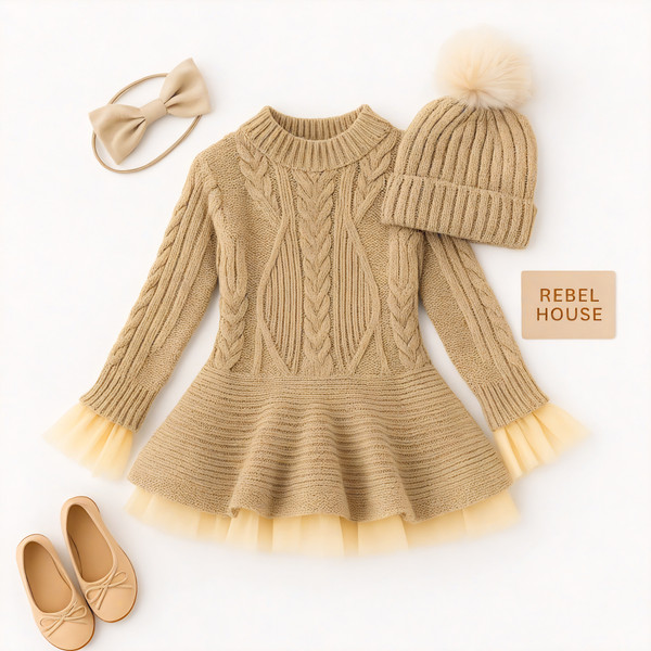 Toffee Tulle Dress