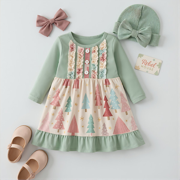 Pastel Pines Dress