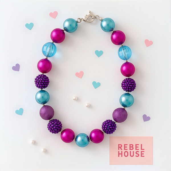 Candy Pop Beads Necklace