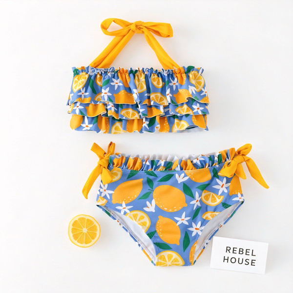 Citrus Bloom Ruffle Set