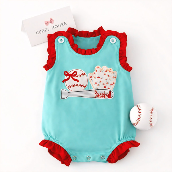 Little League Girls Romper