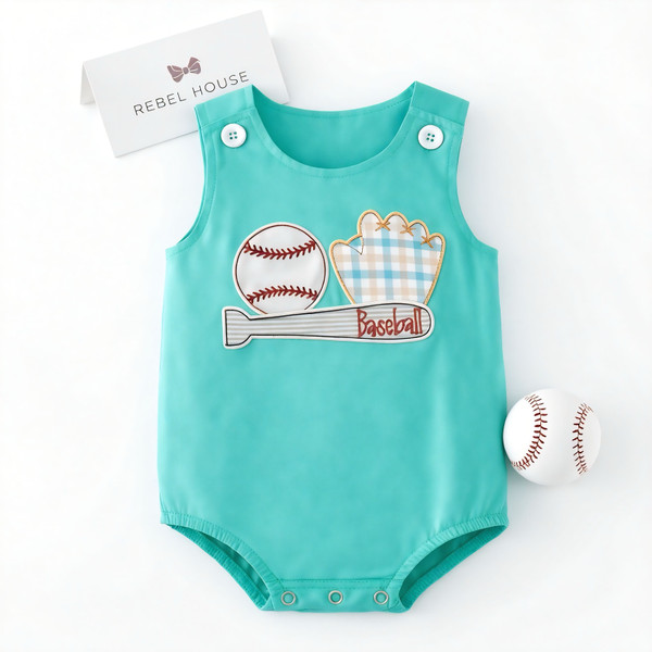 Little League Boys Romper